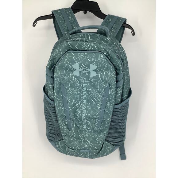 Under Armour Unisex Jasper Blue Serpentine Hustle 6.0 Athleisure Backpack HR7-35
